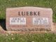 Jerome J and Carol L Luebke - Headstone
