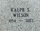 Ralph S Wilson - Headstone