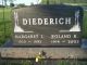 Roland R and Margaret L Diederich - Headstone Roland R and Margaret L Diederich - Headstone