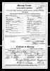 Alvin John Lawrie and Helen Elizabeth Moore - Marriage License