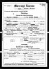 Chester Shedore and Mildred [Coy] Schafer - Marriage License