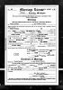 Donald W Davison and Mildred [Ruehle] Squires - Marriage License