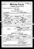 Joseph Diederich and Bertha Reichart - Marriage License