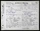 Larry Charles Vyvey and Caroline Jeanette McBride - Marriage Certificate