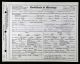 Ronald James Buckendorf and Dixie Lee [Vyvey] Buckendorf - Marriage Certificate