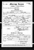 Roy V Borgstrom and Cyrena McCoy - Marriage License
