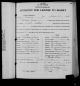 Theodore Voss and Violet Steinbach - Marriage License Affidavit Theodore Voss and Violet Steinbach - Marriage License Affidavit