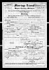 Urho Leonard Hill and WIlma Marie Turpane - Marriage License