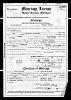 Vern Farley and Hattie Mielke - Marriage License