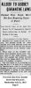 Ramsdall Turriff dies of Scarlet Fever Ramsdall Turriff dies of Scarlet Fever