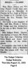 William Donald Clarke and Marie Belina - Marriage Announcement