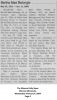 Bertha Mae [Garvey] Belongie - Obituary