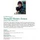Donald Henry Jones - Obituary