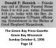 Donald P Butnick - Obituary