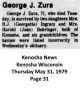 George J Zura - Obituary Correction