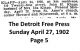 John H Klapp - Death Notice