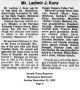 Ladimir J Kunz - Obituary