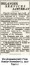 Louis Belanger - Death Notice Louis Belanger - Death Notice