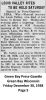 Louis Valley - Obituary #2 Louis Valley - Obituary #2