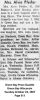 Mabel [Connelly] Pfeifer - Obituary