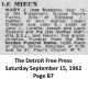 Mary J LeMieux - Death Notice Mary J LeMieux - Death Notice