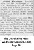 Michael Hartmeyer - Obituary