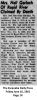 Nell Mercedes Gerlach - Obituary