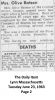 Olive Badger [Norwood] Batson - Obituary