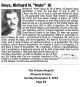 Richard N 'Nate' Boyea III - Obituary